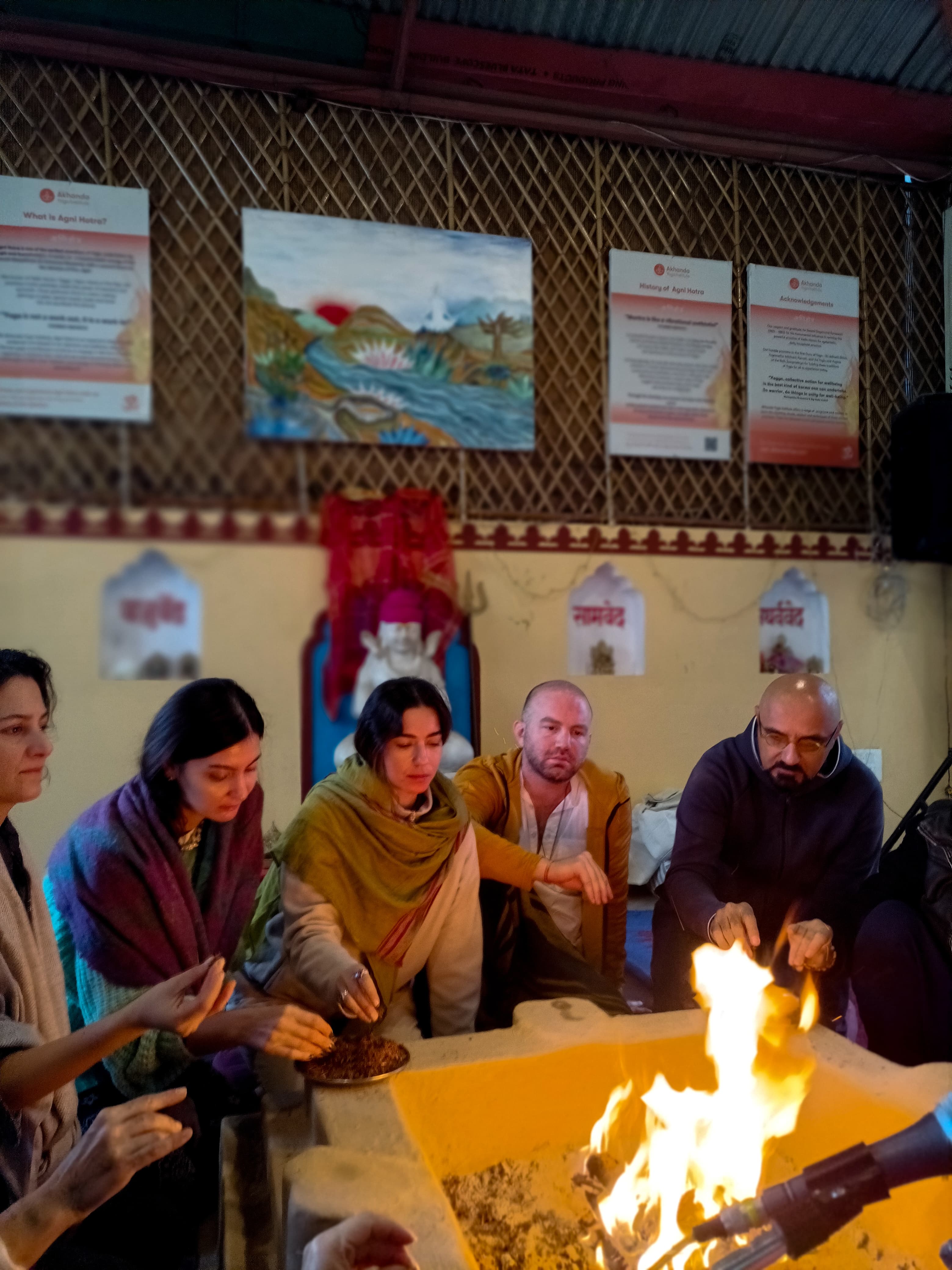 Fire Puja, India